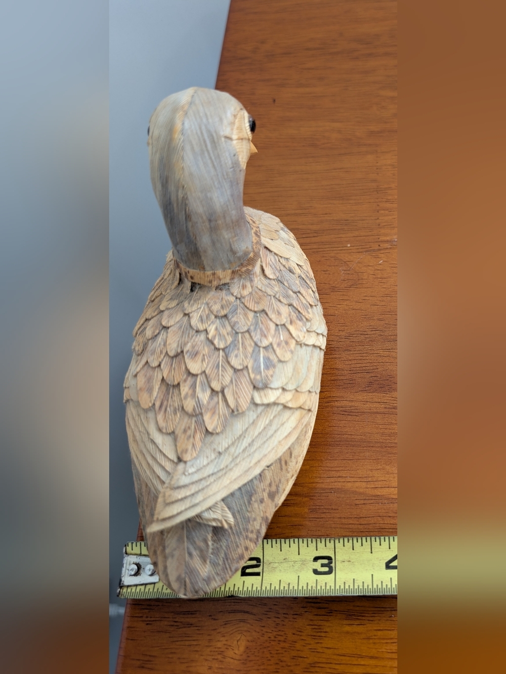 Vintage Handmade Corn Husk Duck Decoys in Natural Brown - Decorative Home Accent - Picture 3 of 16